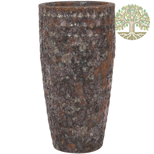 Кашпо «Cooper Vase» (керамика), D39xH74 см Медный