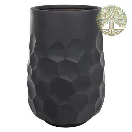 Кашпо «Matrix Vase» (GRC), D54xH78 см Темно-серый