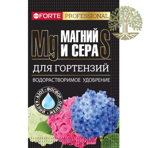 Удобрение водорастворимое для Гортензий с серой и магнием 100г