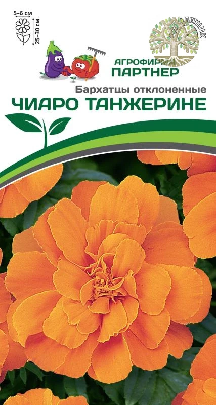 Бархатцы отклоненные ЧИАРО ТАНЖЕРИНЕ^(10шт)